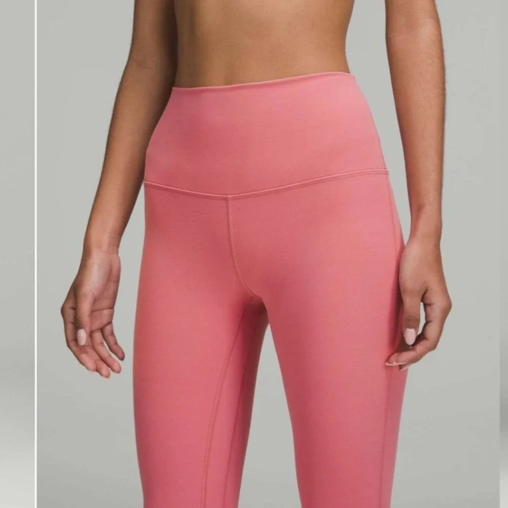 Lululemon Align High-Rise Pant 25 Size 2 Guava Pink W5CTCS Nulu Leggings - Picture 4 of 11